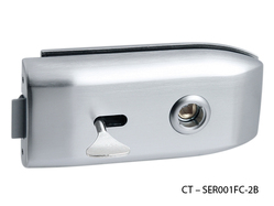 Zámky na sklenené dvere Strieborný CT