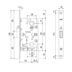 Magnetické zámky Čierny AGB