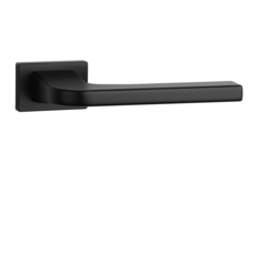 Kľučky na obdĺžnikových rozetách Čierny APRILE