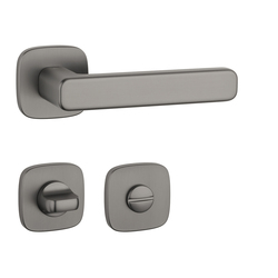 Kľučky na hranatých rozetách Sivý APRILE