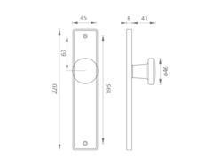 Gule priame na oválnych štítoch Strieborný Ghidini