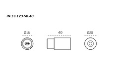 Nástenné dverné zarážky Strieborný JNF