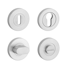 Okrúhle rozety Strieborný STERK