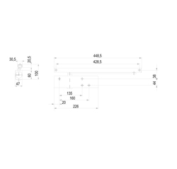 Samozatvárače s klznou lištou Čierny GEZE