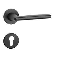 Kľučky na okrúhlych rozetách Čierny APRILE