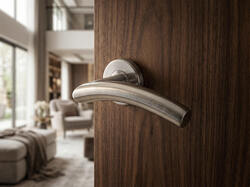 Kľučky na okrúhlych rozetách Strieborný MPK