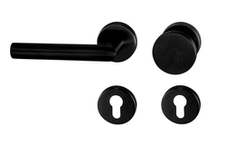 Kľučky na okrúhlych rozetách Čierny Tupai