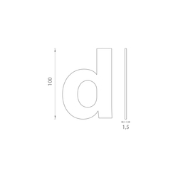 Číslice Strieborný LR