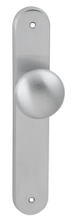 Guľa na dvere FO - Guľa FIXA na štíte CHM - chróm matný (C02) | MP-KOVANIA.sk