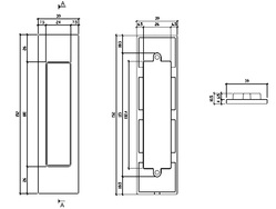 Mušle a madielka na posuvné drevené dvere Sivý APRILE