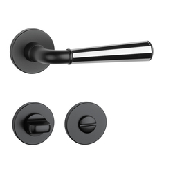 Kľučky na okrúhlych rozetách Kombinovaný APRILE