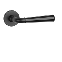 Kľučky na okrúhlych rozetách Čierny APRILE