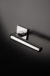 Kľučky na hranatých rozetách Strieborný APRILE