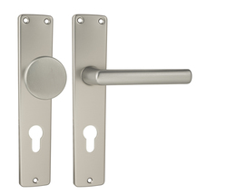 Kľučky na hranatých štítoch Strieborný URFIC