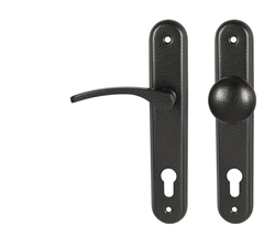 Kľučky na oválnych štítoch Sivý KE