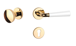 Kľučky na okrúhlych rozetách Kombinovaný APRILE