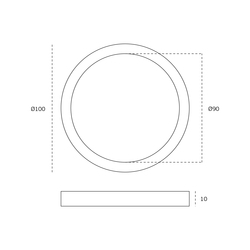 Madlá a mušle na sklenené dvere Strieborný JNF