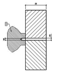 Úchytky na nábytok Kombinovaný APRILE