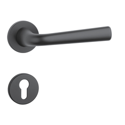 Kľučky na okrúhlych rozetách Čierny APRILE