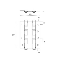 Samozatváracie pánty a závesy Strieborný JNF