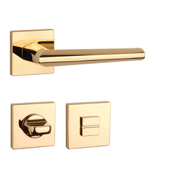 Kľučky na hranatých rozetách Zlatý APRILE