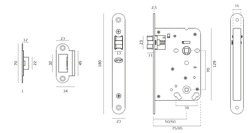 Klasické zámky Strieborný JNF