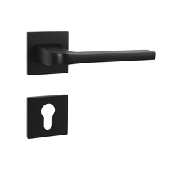 Kľučky na hranatých rozetách Čierny Tupai