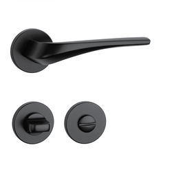 Kľučky na okrúhlych rozetách Čierny APRILE