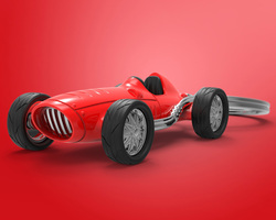 KĽÚČENKY Červený MTM