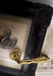 Kľučky na okrúhlych rozetách Zlatý COLOMBO