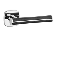 Kľučky na hranatých rozetách Strieborný APRILE