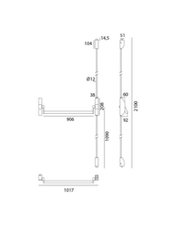 Povrchové panikové kovanie Strieborný JNF