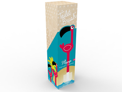 WC kefy s nádobou Ružový DHK