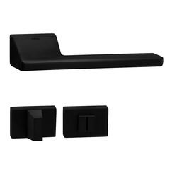 Kľučky na obdĺžnikových rozetách Čierny Tupai