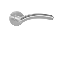 Kľučky na okrúhlych rozetách Strieborný Tupai