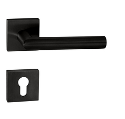 Kľučky na hranatých rozetách Čierny Tupai