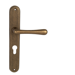 Kľučky na oválnych štítoch Zlatý NI