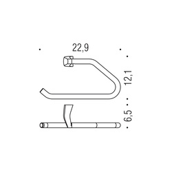 Držiaky na uterák Strieborný COLOMBO