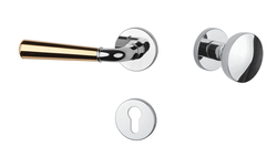 Kľučky na okrúhlych rozetách Kombinovaný APRILE