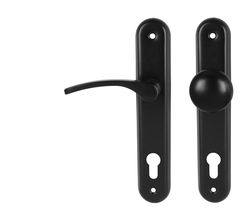 Kľučky na oválnych štítoch Čierny KE