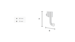 Vešiaky a háčiky  Strieborný SMEDBO