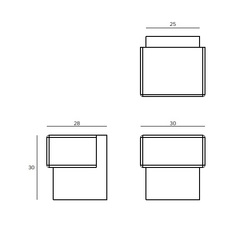 Podlahové dverné zarážky Strieborný JNF