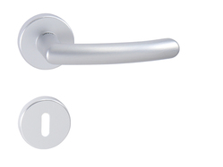 Kľučky na okrúhlych rozetách Strieborný URFIC