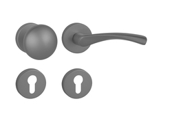 Kľučky na okrúhlych rozetách Sivý FROSIO BORTOLO