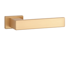 Kľučky na obdĺžnikových rozetách Zlatý APRILE