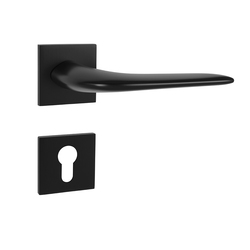 Kľučky na hranatých rozetách Čierny Tupai