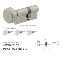 DK - PEXTRA plus S G - s gombíkom D 27,5 + V 27,5 mm