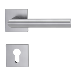 Kľučky na hranatých rozetách Strieborný Griffwerk