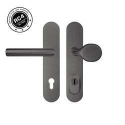 Bezpečnostné kovanie RC4 MPK - SECURO INOX S01 PLUS - SO M1 FAVORIT GRM - grafit matný PVD | MP-KOVANIA.sk