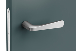 Minimalistické kľučky bez rozety na interiérové dvere Strieborný NUDA - VERUM ITALY